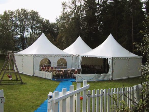 Topptelt 3stk 5x5m